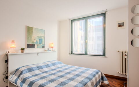Casa Martinetta: Interior Design, Furniture, Bed, Bedroom, Wall, Flooring, Floor, Wood, Bed Sheet, Room