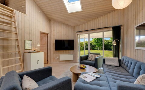 Yorick - 350M to the Fjord: Wood, Interior Design, Ceiling, Flooring, Floor, Furniture, Living Room, Home, Room, Couch