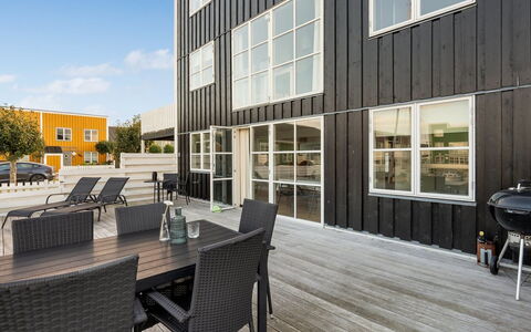 Fina - 10M from the Sea: Roof, Home, Door, Cottage, Shade, Siding, Yard, Estate, Backyard