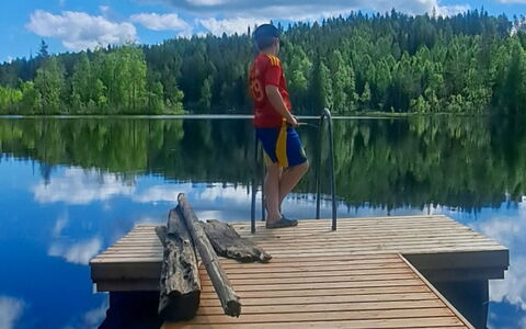Murtolampi: Water, Body Of Water, Water Resources, Summer, Bank, Waterway, Recreation, Watercourse, Dock, Lake