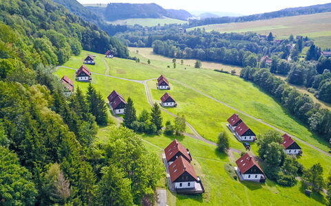Green Valley Park Stárkov 9: Grass, House, Rural Area, Plain, Landscape, Grassland, Land Lot, Human Settlement, Cottage, Village