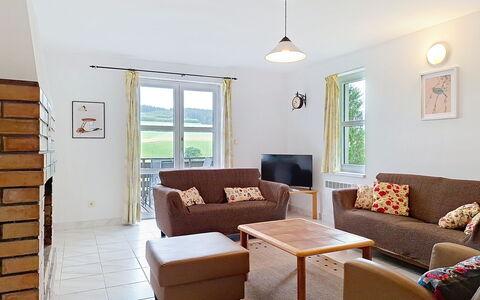 Green Valley Park Stárkov 15: Furniture, Interior Design, Flooring, Floor, Wood, Ceiling, Couch, Room, Table, Living Room