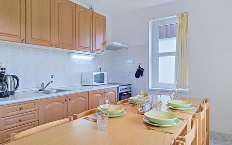 Green Valley Park Stárkov 15: Flooring, Wood, Interior Design, Kitchen, Major Appliance, Kitchen Appliance, Floor, Ceiling, Countertop, Furniture