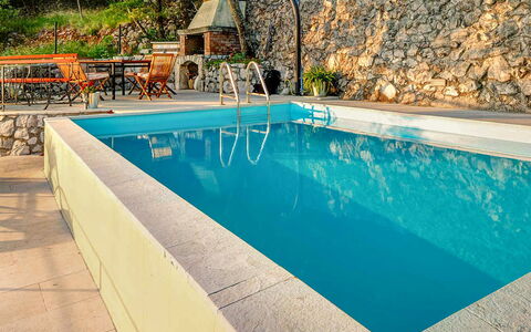 Villa Erta: Swimming Pool, Resort, Composite Material, Leisure, Outdoor Furniture, Water Feature, Eco Hotel, Flagstone, Chair, Tile