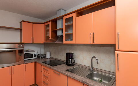 Matanovi Dvori: Kitchen, Countertop, Cabinetry, Kitchen Appliance, Major Appliance, Wood, Kitchen Sink, Interior Design, Flooring, Furniture