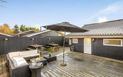 Esben - 15M from the Sea: Roof, House, Home, Cottage, Door, Siding, Estate, Lawn, Yard, Porch