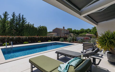 Cedrus: Swimming Pool, Outdoor Furniture, Furniture, Resort, Chair, Residential Area, Shade, Home, Composite Material, Sunlounger
