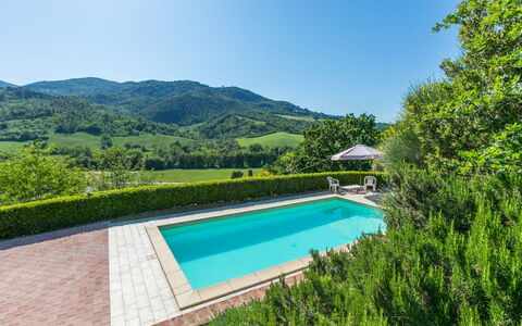Nido di Falco: Mountainous Landforms, Hill, Mountain, Mountain Range, Hill Station, Valley, Swimming Pool, Ridge, Garden, Farmhouse