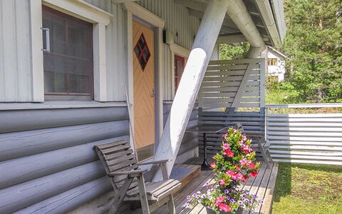 Kulta-Käkönen 6 by Bomba: Wood, Siding, Porch, Cottage, Hardwood, Plank, Stairs, Wood Stain, Deck