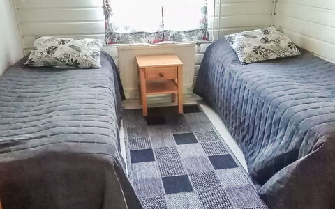 Kulta-Käkönen 6 by Bomba: Wood, Floor, Flooring, Bedroom, Bed, Interior Design, Room, Bed Sheet, Furniture, Bedding
