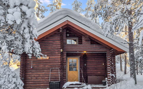 Levin Ainola: Snow, Wood, Winter, House, Cottage, Home, Log Cabin, Freezing, Roof