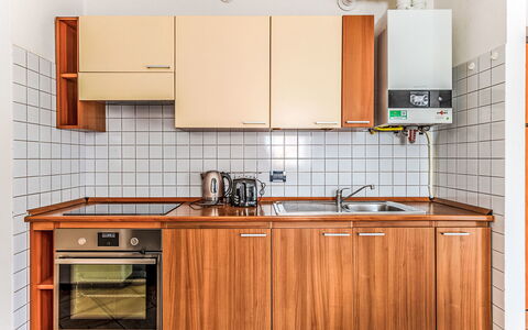 La Coccinella: Kitchen, Major Appliance, Kitchen Appliance, Wood, Countertop, Flooring, Interior Design, Cabinetry, Kitchen Sink, Sink