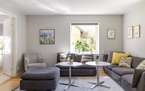 Villa Anja: Furniture, Interior Design, Couch, Flooring, Floor, Living Room, Room, Table, Coffee Table