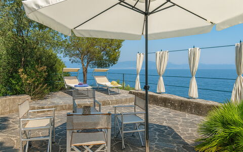 Portofino: Furniture, Outdoor Furniture, Sea, Table, Shade, Coastal And Oceanic Landforms, Chair, Outdoor Table, Ocean, Coast