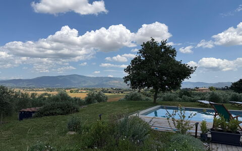 Villa Dedalo: Sky, Blue, Landscape, Land Lot, Garden, Landscaping, Outdoor Furniture, Cumulus, Plantation