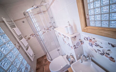 Na Stráni: Flooring, Interior Design, Floor, Plumbing Fixture, Tap, Room, Plumbing, Tile, Sink, Bathroom