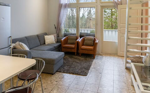 Korpilammenhuvilat 7A: Furniture, Flooring, Interior Design, Floor, Wood, Couch, Living Room, Apartment, Ceiling, Room