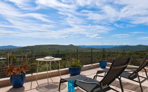 La Dorianzza: Furniture, Outdoor Furniture, Chair, Outdoor Table, Kitchen & Dining Room Table, Eco Hotel, Shade, Resort, Coffee Table, Balcony