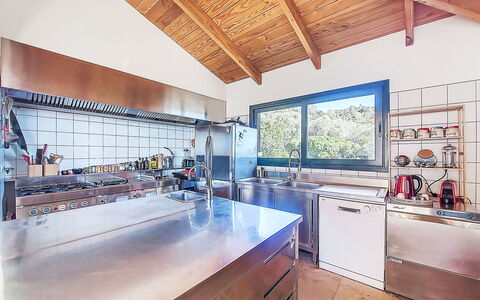 La Dorianzza: Kitchen, Countertop, Ceiling, Kitchen Appliance, Kitchen Sink, Major Appliance, Design, Sink, Plumbing Fixture, Light Fixture