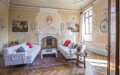 Jasmine Villa: Furniture, Interior Design, Flooring, Wall, Floor, Couch, Wood, Ceiling, Living Room, Lighting