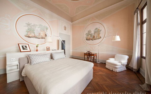 Jasmine Villa: Interior Design, Furniture, Wall, Bedroom, Ceiling, Bed, Floor, Flooring, Textile, Room