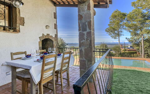 Villa Joan Salvat: Furniture, Chair, Eco Hotel, Shade, Estate, Villa, Farmhouse, Resort, Swimming Pool, Stone Wall