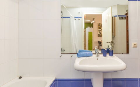 Enola: Bathroom, Bathroom Sink, Plumbing Fixture, Sink, Flooring, Interior Design, Floor, Tap, Mirror, Plumbing