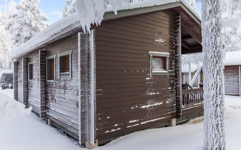 Kelokaltiokylä Mökki 58: Wood, Snow, Winter, Cottage, House, Home, Siding, Freezing, Log Cabin