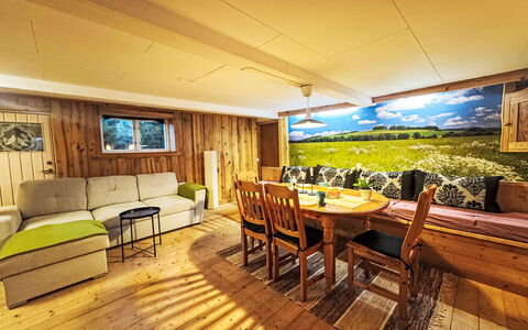 Långerud: Furniture, Shade, Porch, Chair, Outdoor Furniture, Outdoor Structure, Eco Hotel, Balcony, Pergola, Deck
