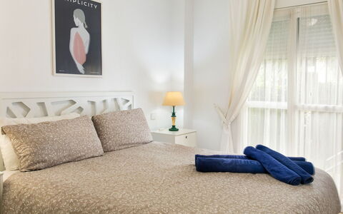 Valparaiso: Furniture, Bed, Interior Design, Bedding, Bedroom, Floor, Flooring, Bed Sheet, Room, Wall