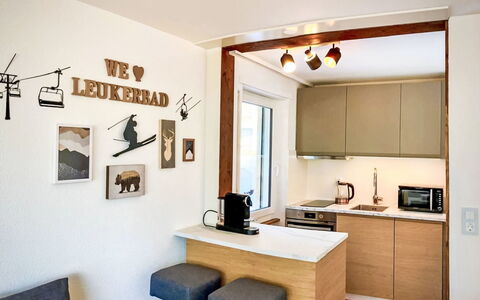 Leukerbad 780: Furniture, Interior Design, Wall, Kitchen, Wood, Countertop, Flooring, Ceiling, Cabinetry, Room