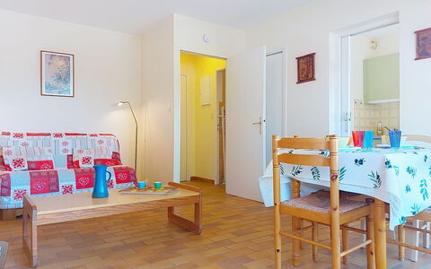 Les Jardins du Soleil: Furniture, Interior Design, Flooring, Floor, Room, Apartment, Chair, Ceiling, Kitchen & Dining Room Table, Living Room