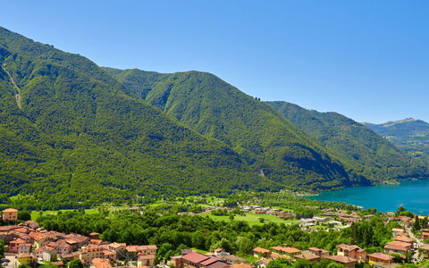 Centro Storico Porlezza: Mountain, Mountainous Landforms, Hill, Mountain Range, Natural Landscape, Highland, Hill Station, Summer, Landscape, Valley