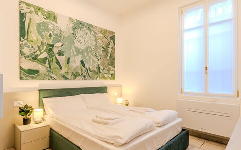 Domaso 703: Interior Design, Bed, Bedroom, Floor, Flooring, Room, Bedding, Bed Sheet, Bed Frame, Furniture