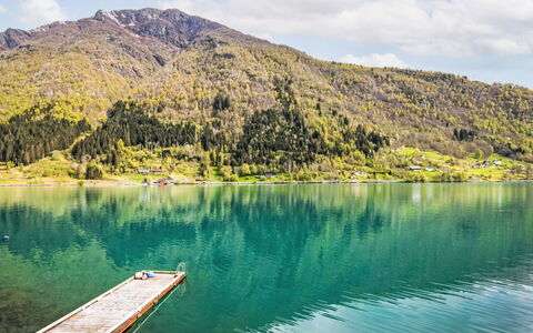 Ese Panorama: Water, Body Of Water, Mountainous Landforms, Water Resources, Mountain, Natural Landscape, Summer, Hill, Highland, Landscape