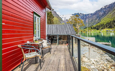 Ese Panorama: Mountain, Mountain Range, Valley, Hill Station, Lake, Cottage, Alps, Porch, Eco Hotel, Reservoir