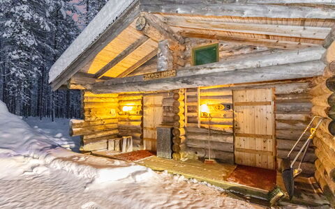 Äkästupa: Wood, Winter, Snow, Freezing, Log Cabin, Cottage, Hut, Natural Material, Ice, Lumber