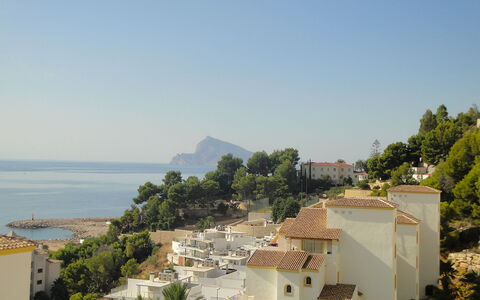 Altea Dorada: Sky, Building, Water, Tree, Window, Arecales, Coastal And Oceanic Landforms, Plant, House, Urban Design