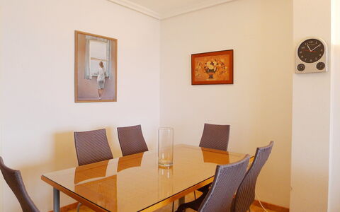 Altea Dorada: Room, Property, Dining Room, Furniture, Table, Interior Design, Building, Floor, Real Estate, House