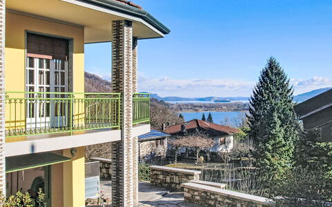 Le Radici: Residential Area, Facade, Architecture, Home, Balcony, Porch, Estate, Villa, Shade, Handrail