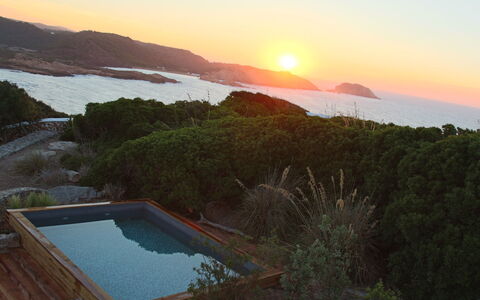 Sa Blanca: Shade, Apartment, Balcony, Landscaping, Yard, Outdoor Furniture, Villa