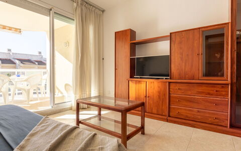 Costa Blanca Iii: Shade, Apartment, Balcony, Landscaping, Yard, Outdoor Furniture, Villa