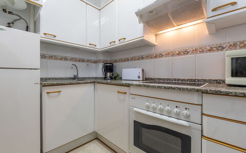 Costa Blanca Iii: Shade, Apartment, Balcony, Landscaping, Yard, Outdoor Furniture, Villa