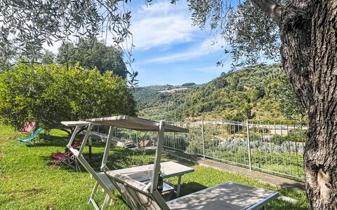 Micuzzo: Landscape, Hill Station, Outdoor Furniture, Shade, Outdoor Table, Fence, Park