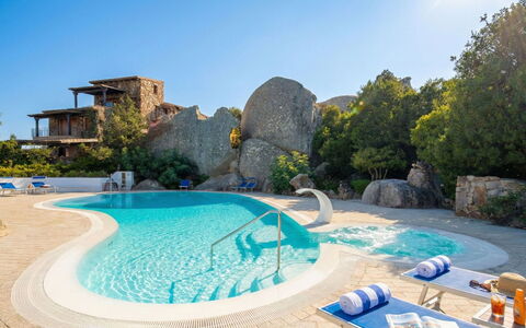 Breathtaking View Porto Rotondo: Swimming Pool, Water, Resort, Outdoor Furniture, Eco Hotel, Umbrella, Estate, Hacienda, Hotel, Leisure