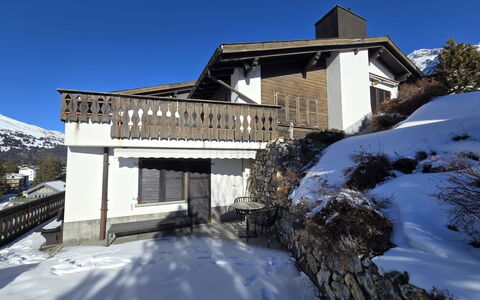 Tgiesa Alva: House, Roof, Home, Cottage, Snow, Mountain Range, Freezing, Winter, Slope, Hill Station