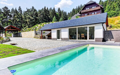 Zadov: Roof, House, Home, Cottage, Swimming Pool, Slope, Farmhouse, Estate, Landscaping, Yard