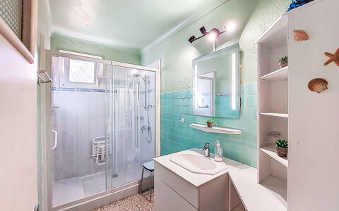 Maison Millet: Flooring, Interior Design, Plumbing Fixture, Floor, Bathroom, Ceiling, Plumbing, Sink, Apartment, Tap