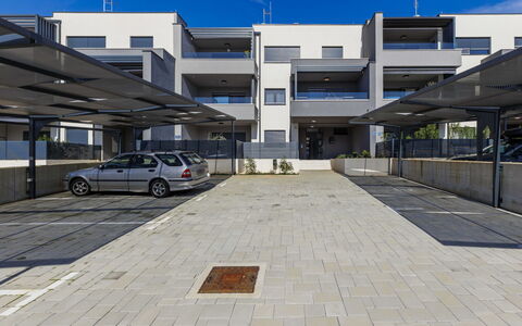 Vesna: Urban Design, Composite Material, Apartment, Parking, Condominium, Shade, Brutalist Architecture, Aluminium, Steel, Balcony