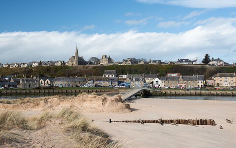Lighthouse View: Coast, Coastal And Oceanic Landforms, Sea, Shore, Beach, Bay, Sand, Spire